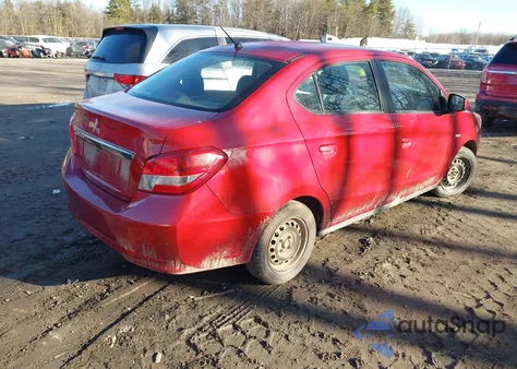 2020 Mitsubishi Mirage G4 Es from USA, damaged, VIN ML32F3FJ8LHF07801